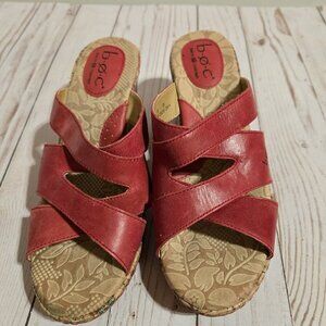 Born Concepts BOC Ciata Women's Platform Sandals Size 8 in Red